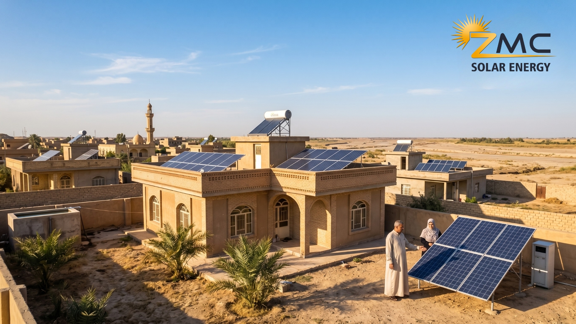 solar panels for home in iraq, ZMC Solar, Baghdad, Erbil, solar energy company in iraq, شركات طاقة شمسية في اربيل, ألواح شمسية للبيت