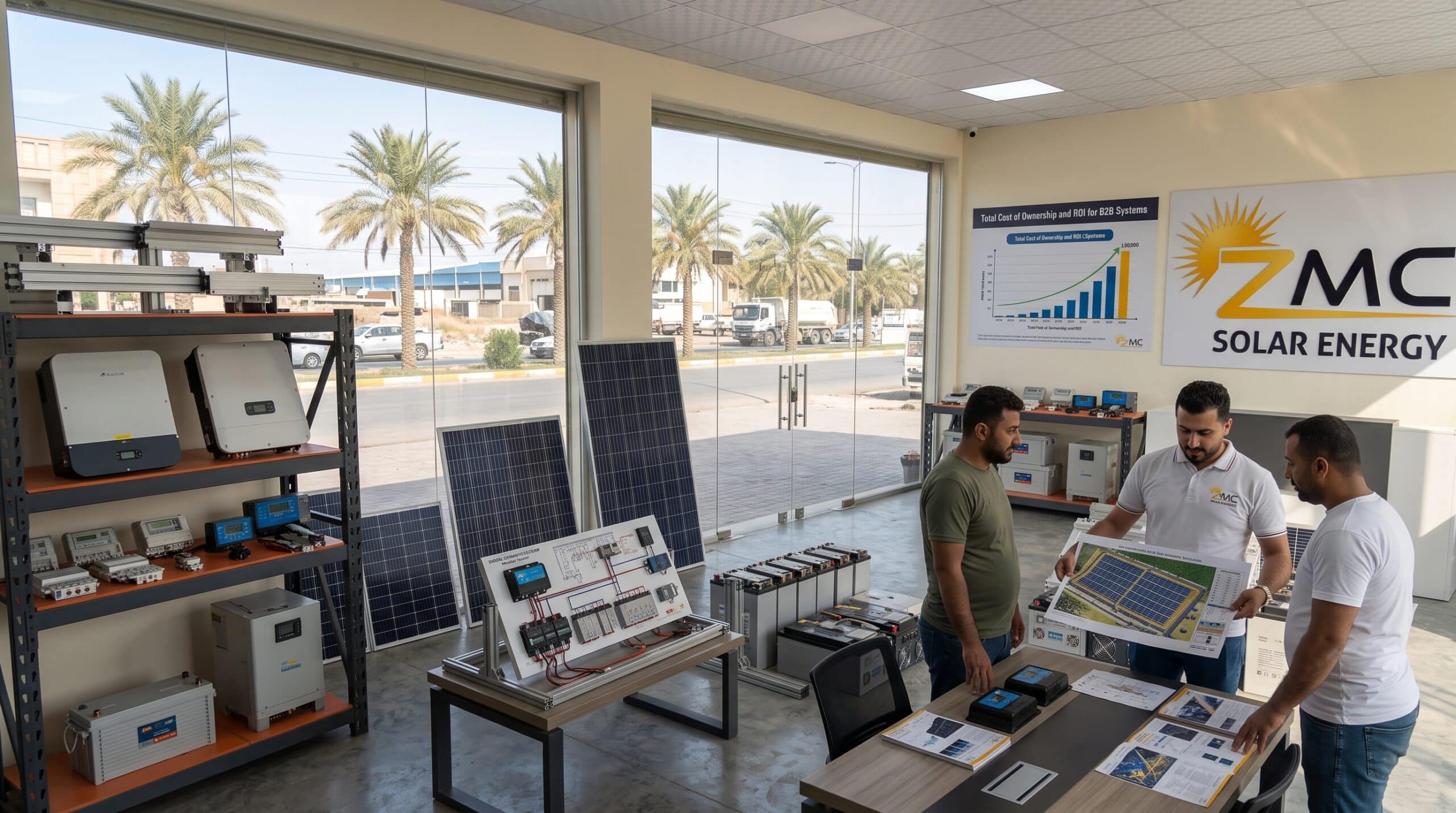 B2B Solar Product Seller in Iraq, ZMC Solar, Solar Distributor, Itel, Inverter seller, مُورّد منتجات الطاقة الشمسية للشركات في العراق, بائع منتجات الطاقة الشمسية للشركات في العراق