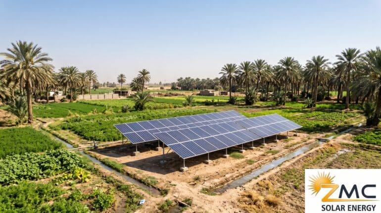farm solar in Iraq, zmc solar, solar company in iraq, erbil, baghdad