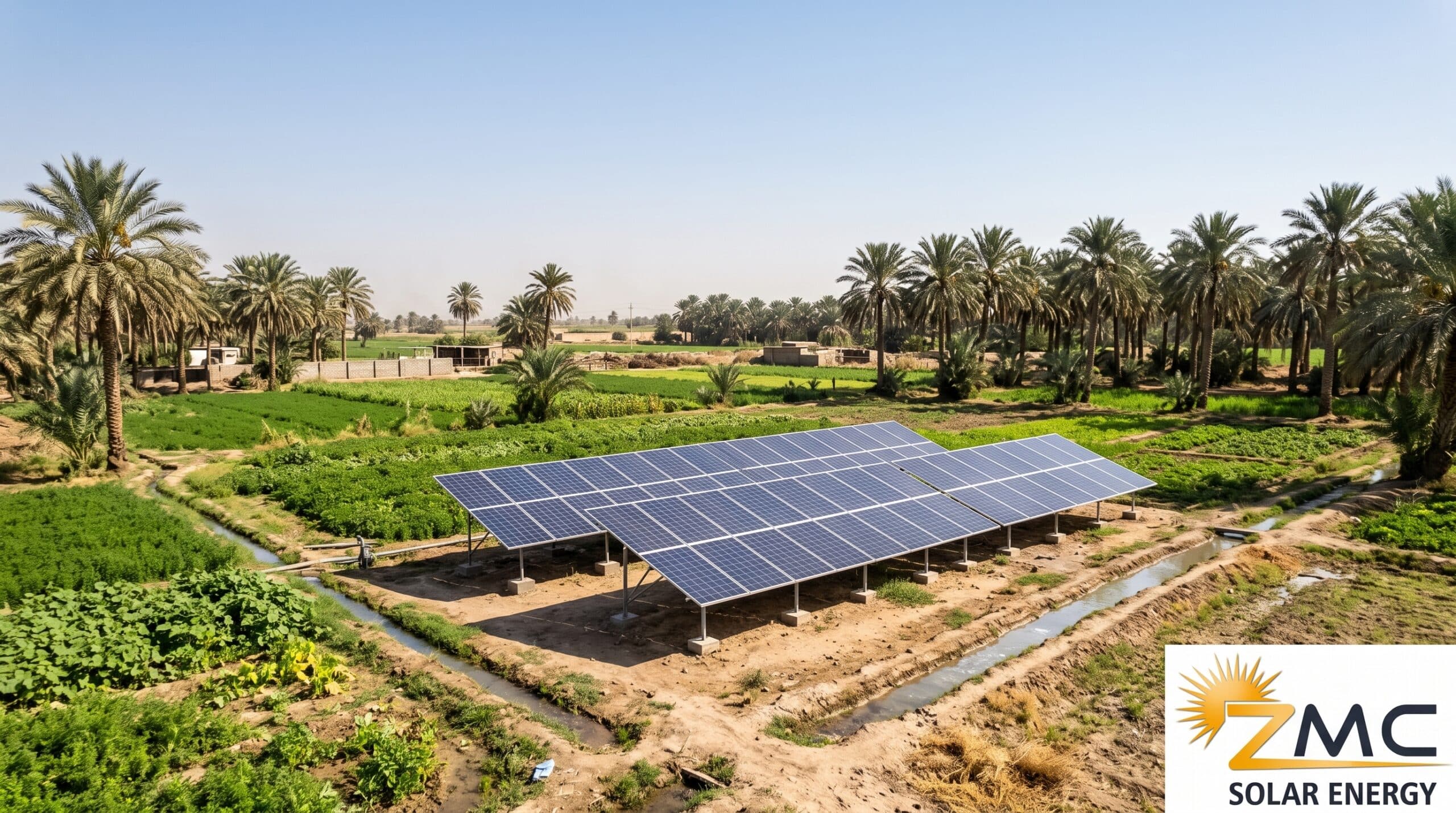 farm solar in Iraq, zmc solar, solar company in iraq, erbil, baghdad